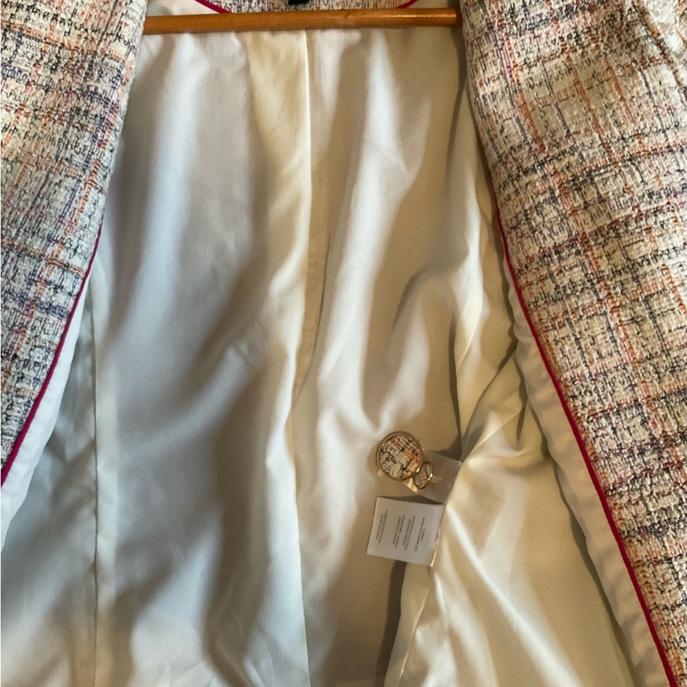 Cream Tweed Jacket - Picture 5 of 6